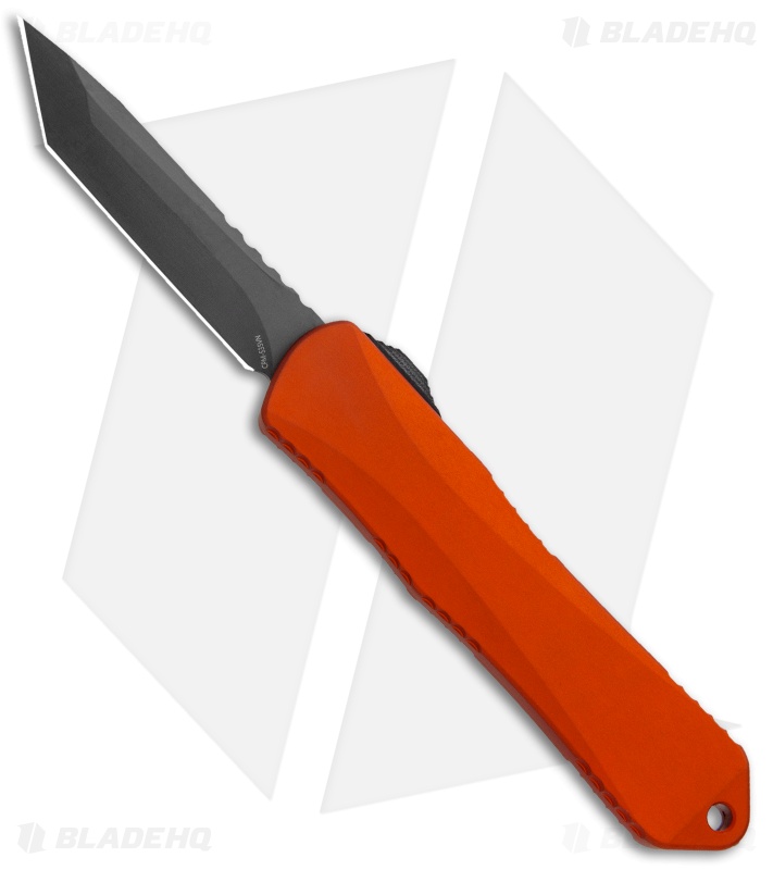 Heretic Knives Manticore-E D/A OTF Knife Orange Tanto (3.125" DLC)