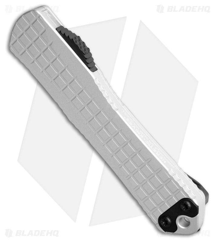 Heretic Knives Manticore S Bowie OTF Knife Natural Frag Aluminum (2.6" DLC)