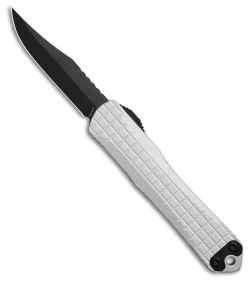 Heretic Knives Manticore S Bowie OTF Knife Natural Frag Aluminum (2.6" DLC)