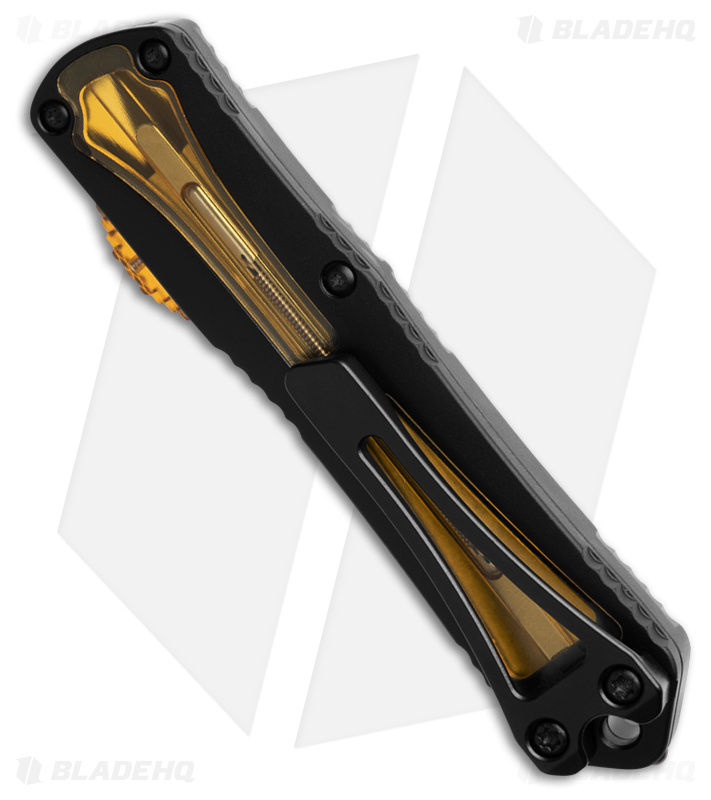 Heretic Knives Manticore S MagnaCut D/E Auto OTF Knife Ultem (2.6" Black DLC)