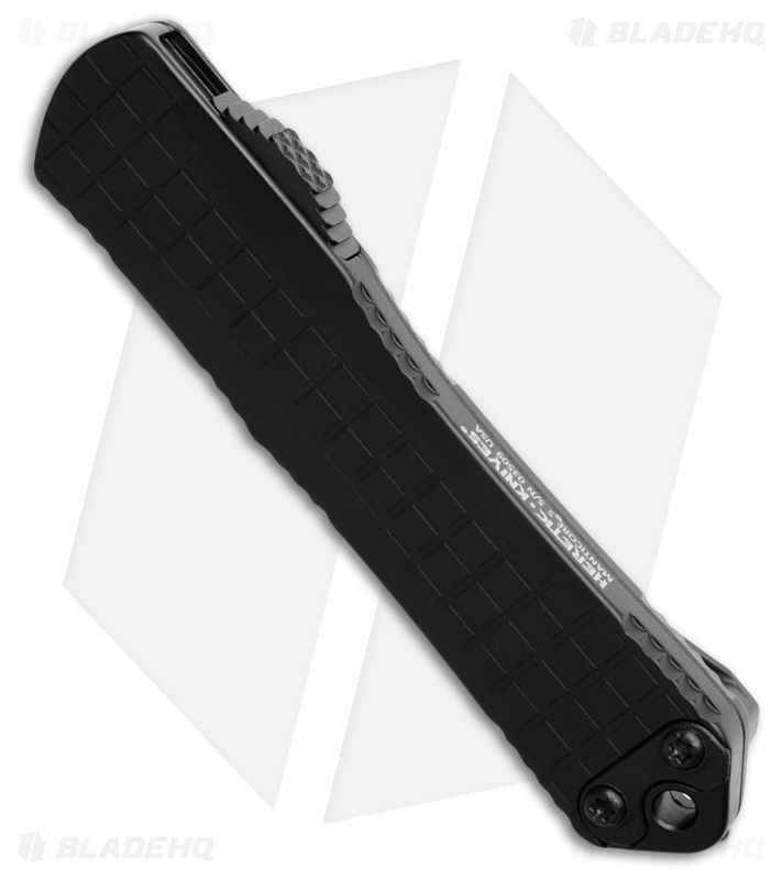 Heretic Knives Manticore S OTF Knife Black Frag Al (2.63" Two-Tone Full Serr)
