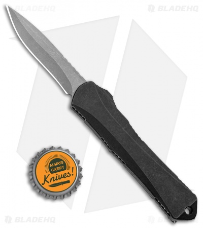 Heretic Knives Manticore-S Recurve OTF Knife Battleworn DLC (2.63" Stonewash)