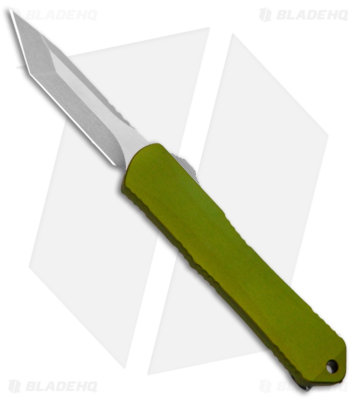 Heretic Knives Manticore-S Tanto OTF Automatic Knife OD Green (2.63" Stonewash)