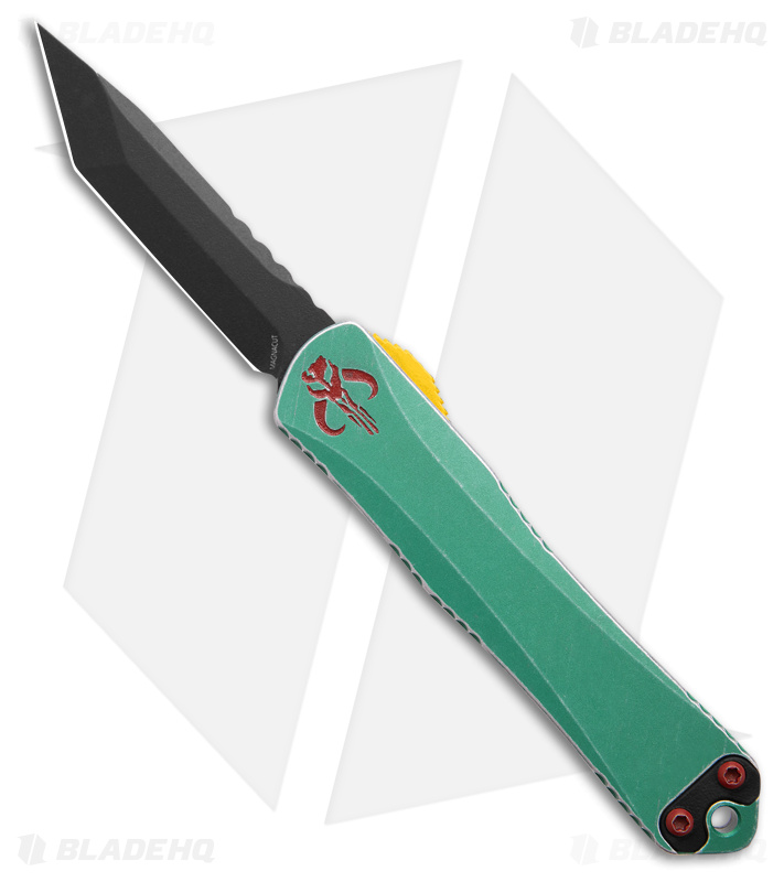 Heretic Knives Manticore S Tanto OTF Automatic Knife Bounty Hunter (2.7" Black)