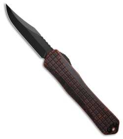 Heretic Knives Manticore X Bowie OTF Knife Breakthrough Orange Al (3.75" DLC)