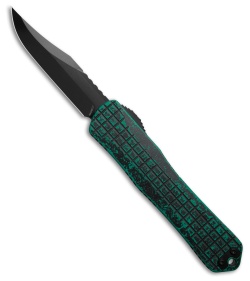 Heretic Knives Manticore X Bowie OTF Knife Breakthrough Turquoise Al (3.75" DLC)