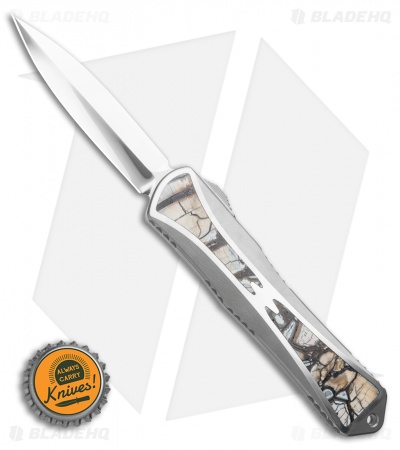 Heretic Knives Manticore-X D/A OTF Knife Custom Mammoth Ivory (3.75" Mirror) #2