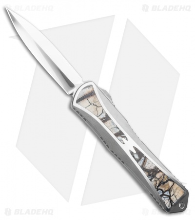 Heretic Knives Manticore-X D/A OTF Knife Custom Mammoth Ivory (3.75" Mirror) #2