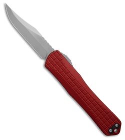 Heretic Knives Manticore-X MagnaCut Bowie OTF Knife Red Frag Al (3.75" SW)