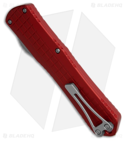 Heretic Knives Manticore-X MagnaCut Bowie OTF Knife Red Frag Al (3.75" SW)
