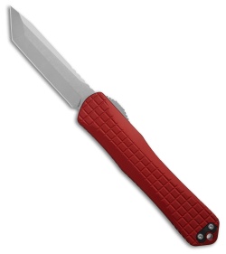 Heretic Knives Manticore-X MagnaCut T/E OTF Knife Red Frag Aluminum (3.75" SW)