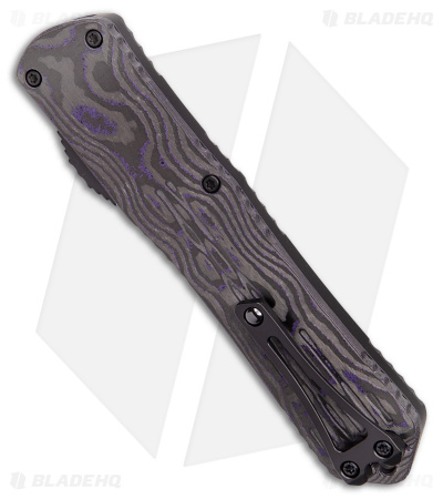 Heretic Knives Manticore X OTF Automatic Knife Black /Purple Camo  (3.75" DLC)