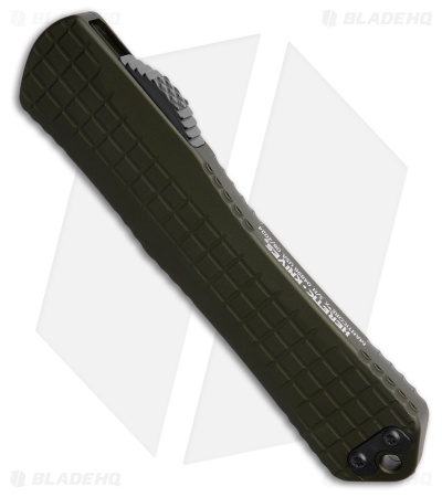 Heretic Knives Manticore X OTF Automatic Knife Green Frag Aluminum (3.75" DLC)