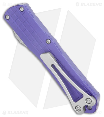 Heretic Knives Manticore X OTF Automatic Knife Purple Grenade Grip (3.75" SW)