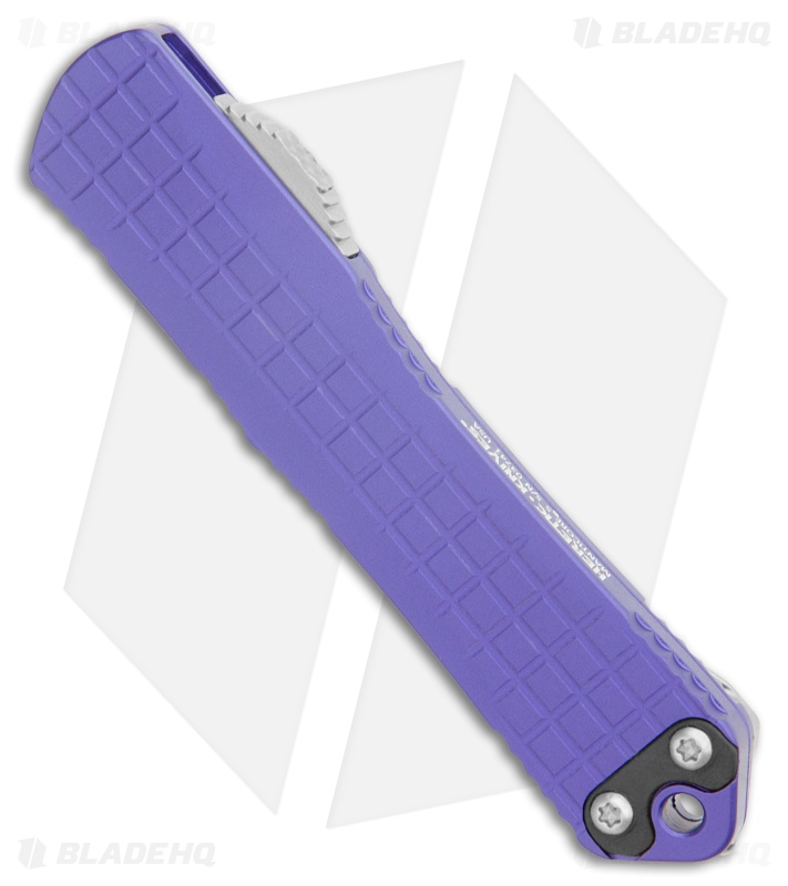 Heretic Knives Manticore X OTF Automatic Knife Purple Grenade Grip (3.75" SW)