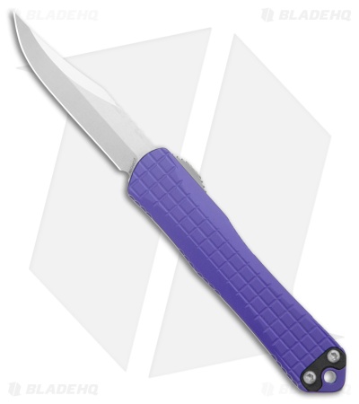 Heretic Knives Manticore X OTF Automatic Knife Purple Grenade Grip (3.75" SW)