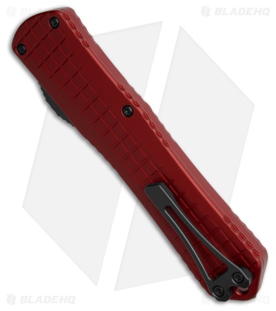 Heretic Knives Manticore X OTF Automatic Knife Red Frag Aluminum (3.75" DLC)