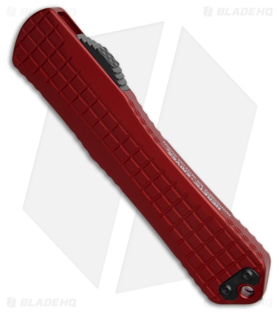 Heretic Knives Manticore X OTF Automatic Knife Red Frag Aluminum (3.75" DLC)
