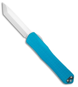Heretic Knives Manticore X OTF Automatic Knife Turquoise Grenade Grip (3.75" SW)