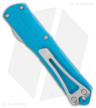 Heretic Knives Manticore X OTF Automatic Knife Turquoise Grenade Grip (3.75" SW)