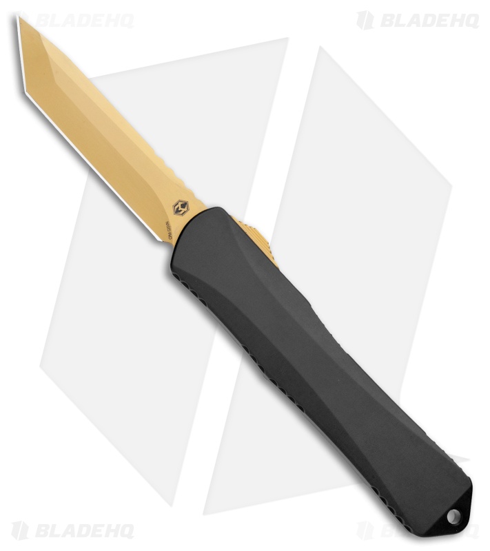Heretic Knives Manticore-X Tanto OTF Black (3.75" Ti Nitride) H031-9A
