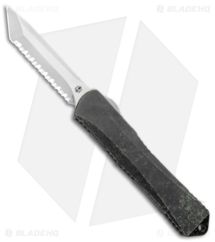 Heretic Knives Manticore-X OTF Tanto Knife Breakthrough Green (3.75" SW Serr)