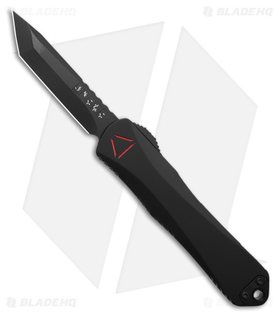 Heretic Knives Predator Manticore E OTF Knife Black Alum (3.25" DLC) MagnaCut