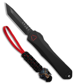 Heretic Knives Predator Manticore E OTF Knife Black Alum (3.25" DLC) MagnaCut