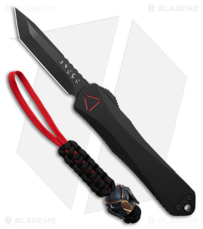 Heretic Knives Predator Manticore E OTF Knife Black Alum (3.25" DLC) MagnaCut