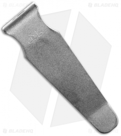 Maverick Customs Titanium Microtech Combat Troodon Pocket Clip - Gray Titanium