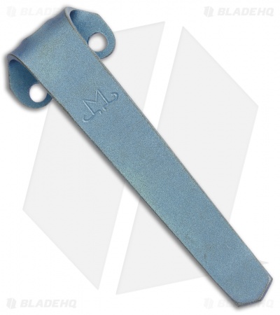 Maverick Customs Titanium Heretic Cleric Pocket Clip - Light Blue