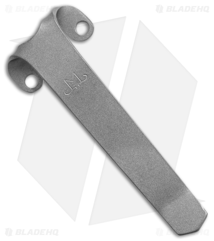 Maverick Customs Titanium Heretic Wraith Pocket Clip -Gray Titanium