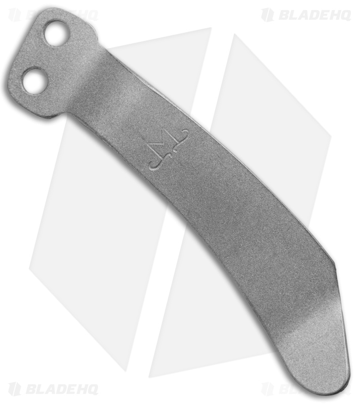 Maverick Customs Titanium Microtech Stitch Pocket Clip - Gray Titanium