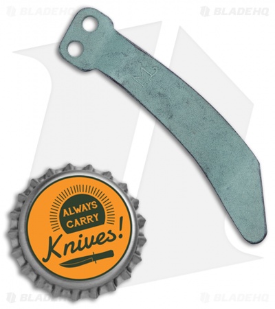 Maverick Customs Titanium Microtech Stitch Pocket Clip -Charcoal Grey