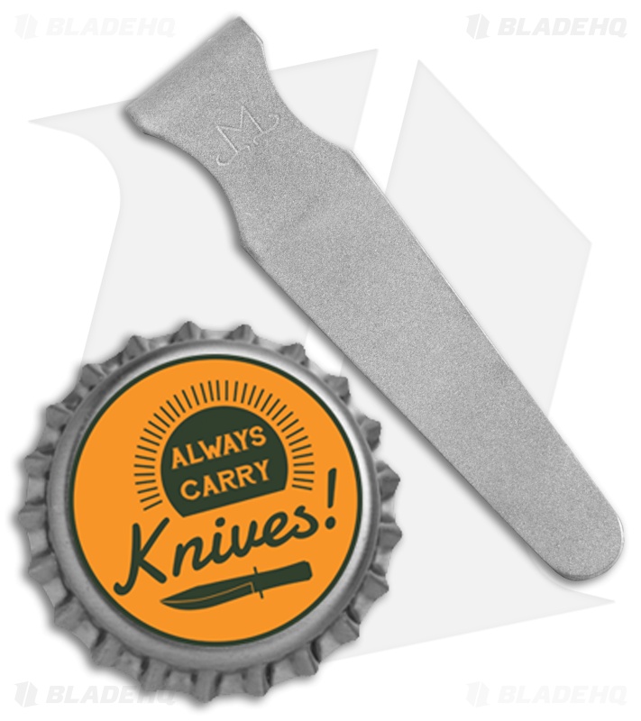 Maverick Customs Titanium Microtech Ultratech Pocket Clip - Gray Titanium