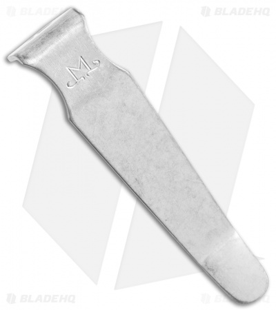 Maverick Customs Titanium Microtech Ultratech Pocket Clip - Satin Titanium