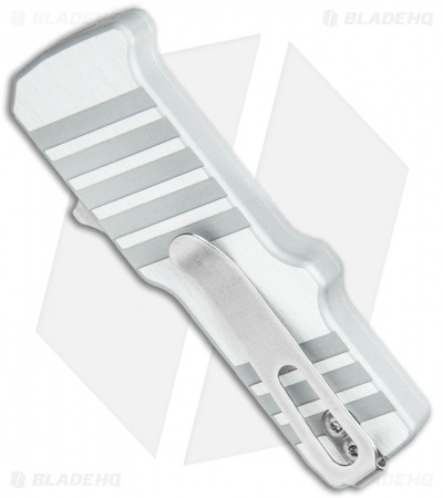 HK Micro Incursion OTF Automatic Knife Brushed Aluminum (1.9" Stonewash)