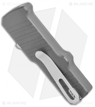 HK Micro Incursion OTF Automatic Knife Matte Gray Aluminum (1.9" Stonewash)