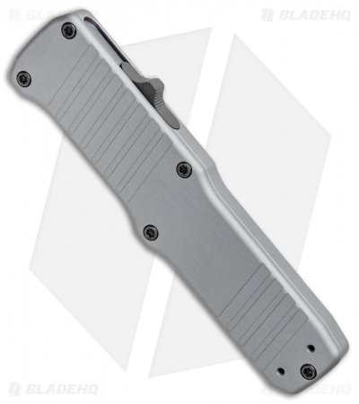 HK Hadron D/A OTF Automatic Knife Gray Aluminum (3.375" Tumbled Bayonet) 54022