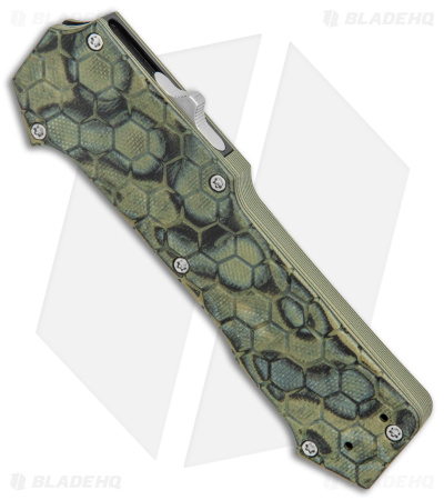 Hogue Knives Compound OTF Automatic Knife Clip Point Green (3.5" SW) 34038