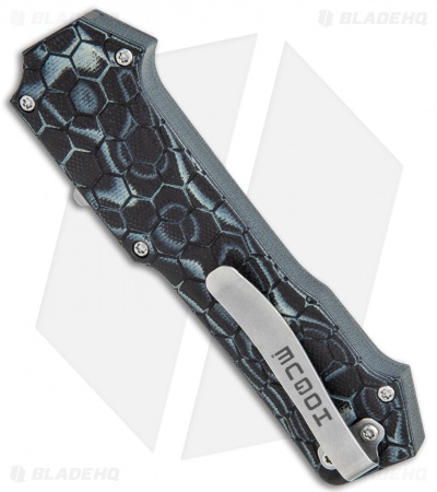 Hogue Knives Compound OTF Automatic Knife Tanto Black (3.5" Stonewash) 34029