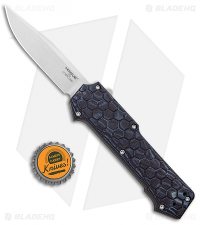 Hogue Knives Compound OTF Clip Point Automatic Knife Black (3.5" SW) 34039