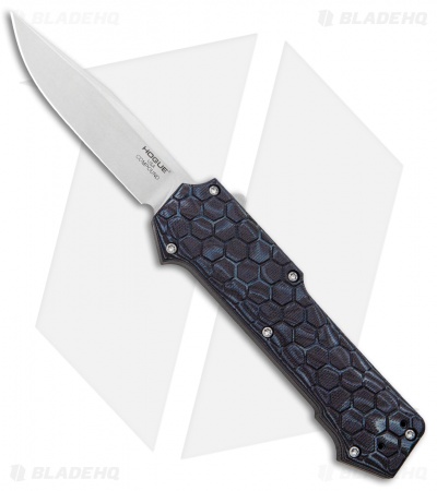 Hogue Knives Compound OTF Clip Point Automatic Knife Black (3.5" SW) 34039