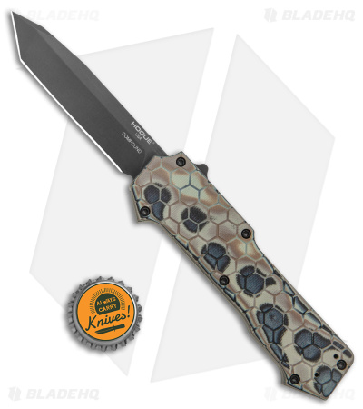 Hogue Knives Compound Tanto OTF Automatic Knife Dark Earth G-Mascus (3.5" Black)