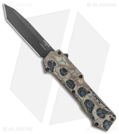 Hogue Knives Compound Tanto OTF Automatic Knife Dark Earth G-Mascus (3.5" Black)