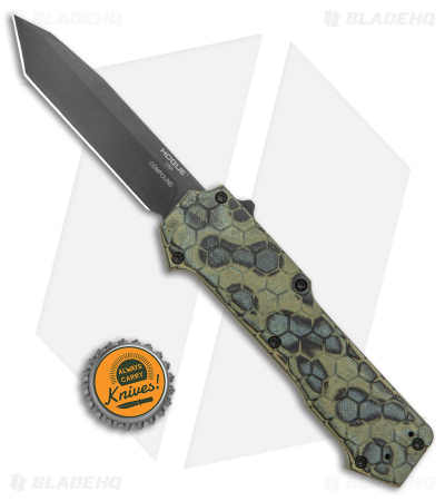 Hogue Knives Compound Tanto OTF Automatic Knife Green G-Mascus (3.5" Black)