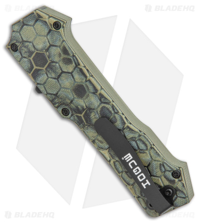Hogue Knives Compound Tanto OTF Automatic Knife Green G-Mascus (3.5" Black)