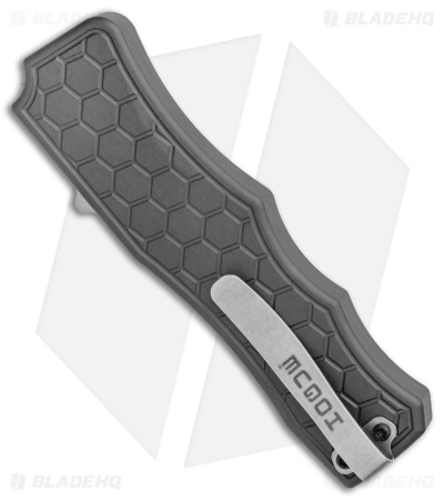 Hogue Knives Exploit OTF Automatic Knife Clip Point Gray (3.5" Stonewash) 34052