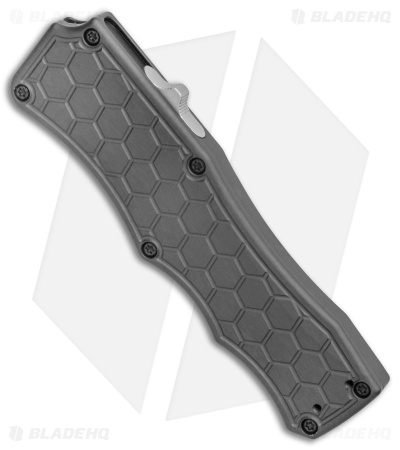Hogue Knives Exploit OTF Automatic Knife Clip Point Gray (3.5" Stonewash) 34052