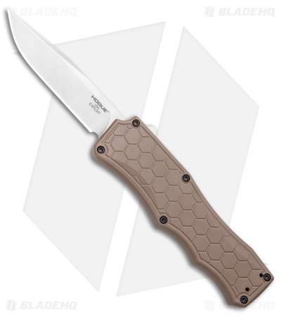 Hogue Knives Exploit OTF Automatic Knife Clip Point FDE (3.5" Tumbled) 34053